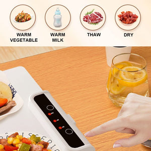 Foldable Silicone Fast Heating Food Electric Warming Tray