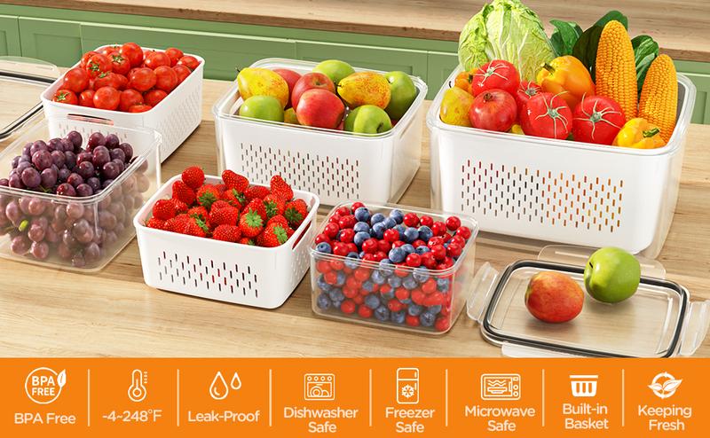 CoolCrate - Smart Fridge Bin for Long-Lasting Freshness