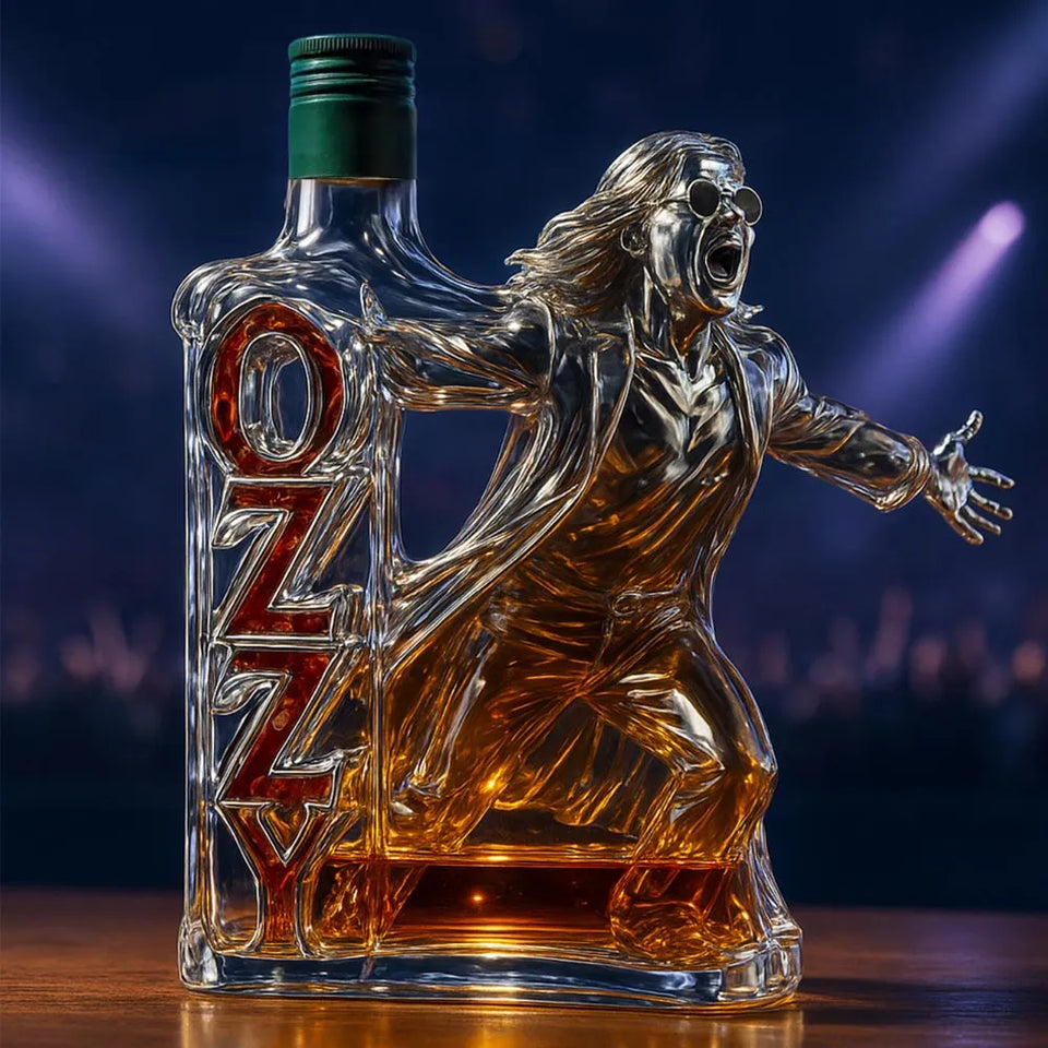 Ozzy Osbourne Final Tour Memorial Whiskey Bottle