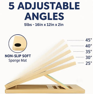 FlexBoard – Portable Wooden Slant Board