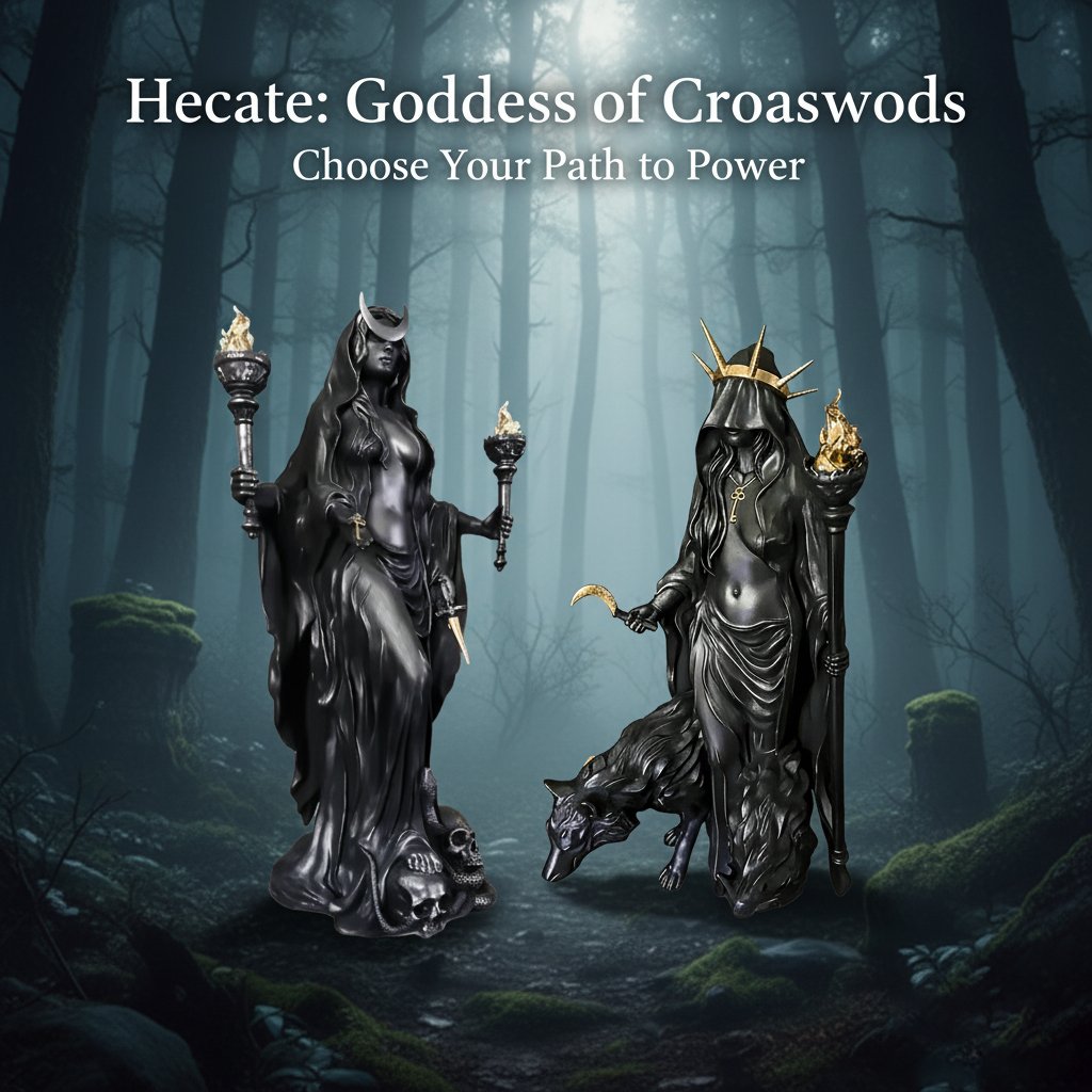 Moonveil Oracle - Goddess of the Crossroads Statue