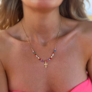 BlessedGleam - Elegant Daily Wear Cross Necklace