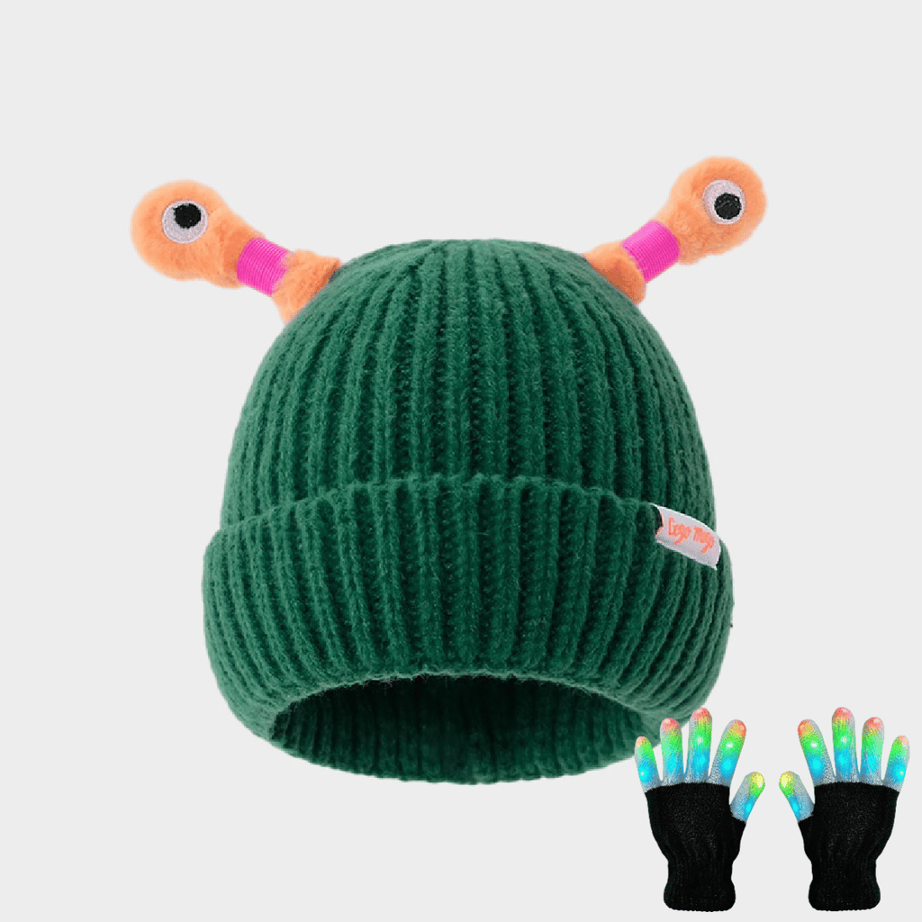 GlowChums Cozy Monster Knit Hat marnetic