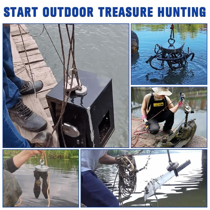 AquaForge – 260LBS Neodymium Fishing Magnet for Epic Treasure Hunts