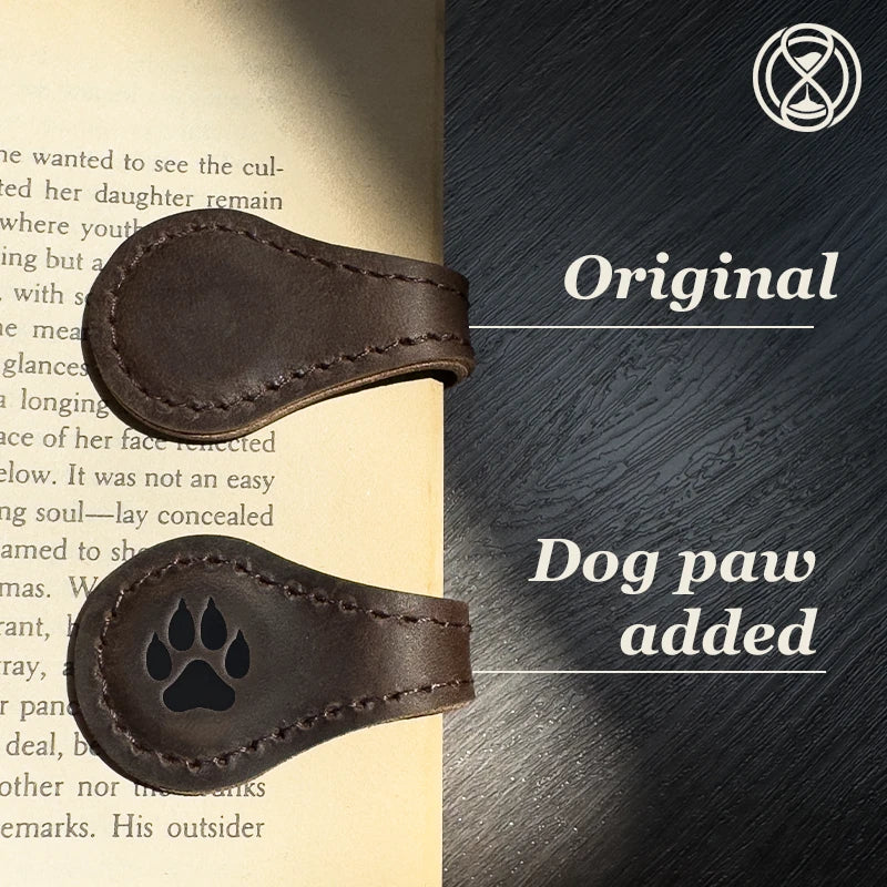 MagniMark -  Multifunctional Magnetic Leather Bookmark