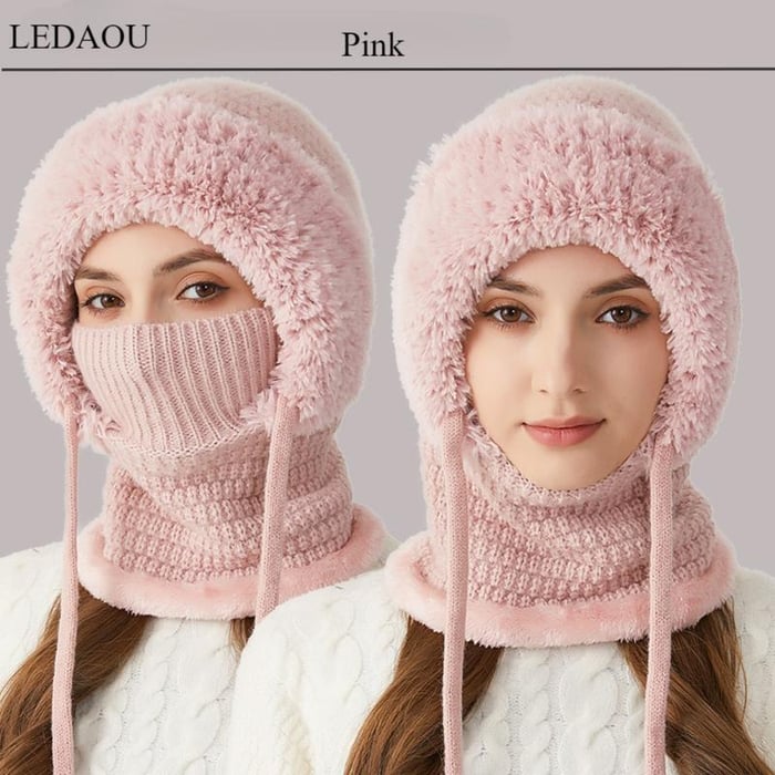 WarmWhirl - Convertible Knitted Beanie & Balaclava