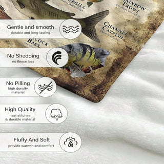 HookedCozy – Fisherman’s Throw Blanket