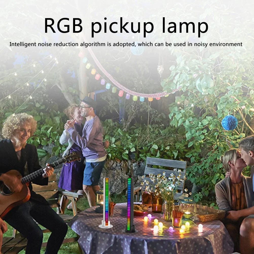 RhythmGlow - Wireless Sound Reactive RGB Light Bar