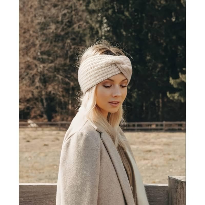 ElegantKnit - 3-Pack Cozy Turban Headbands