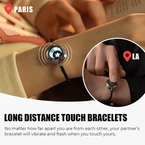 Sun & Moon Bracelets – 2-Pack Luminous Couples Jewelry for Long-Distance Love