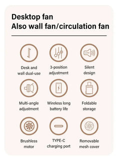 Household Dual-use Kitchen Fan marnetic