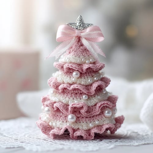 TwinkleStitch – Handmade Crochet Holiday Tree Set