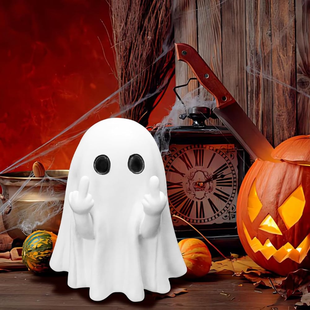 Ghoulie - Playful Resin Ghost Statue