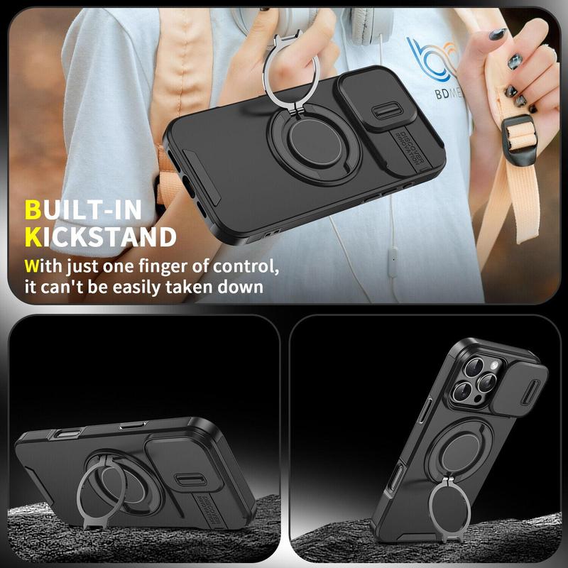 RingSafe Elite - 360° Grip & Privacy Case
