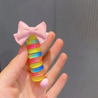 Little Princess Phone Cord Hair Ties marnetic