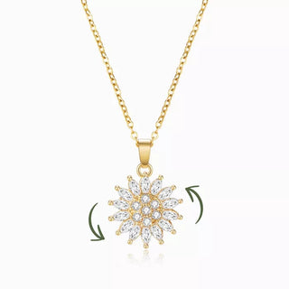 HeartBloom – To My Granddaughter Sunflower Necklace
