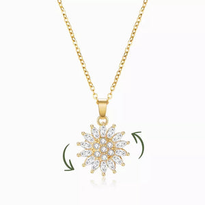 HeartBloom – To My Granddaughter Sunflower Necklace