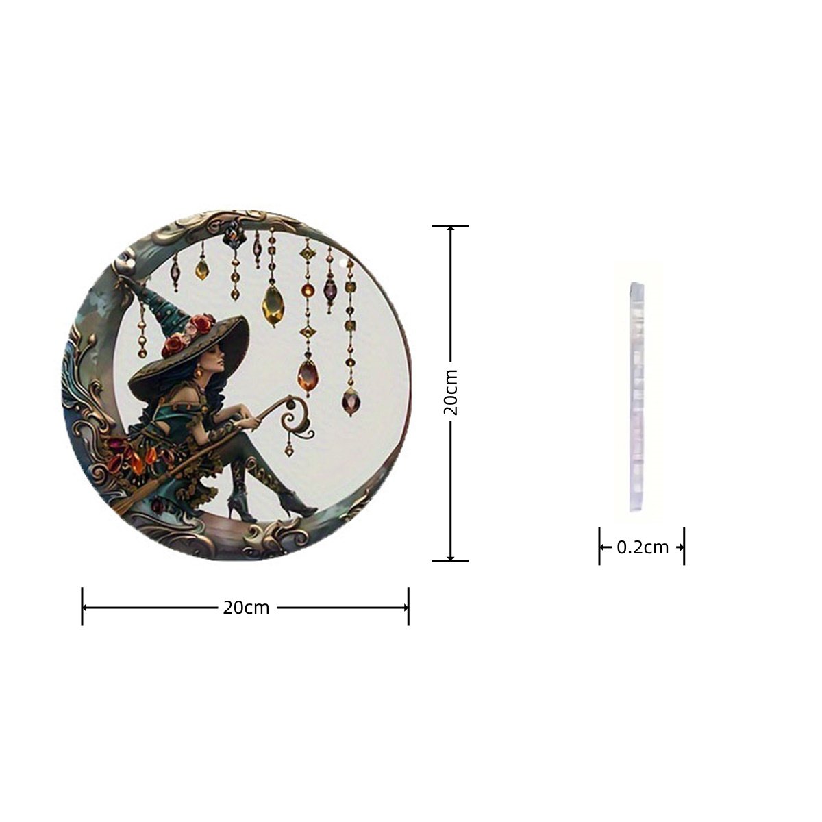 MysticWitch - Personalized Hanging Ornament