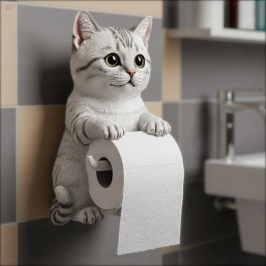 KittyHug - Fun 3D Cat Paper Holder