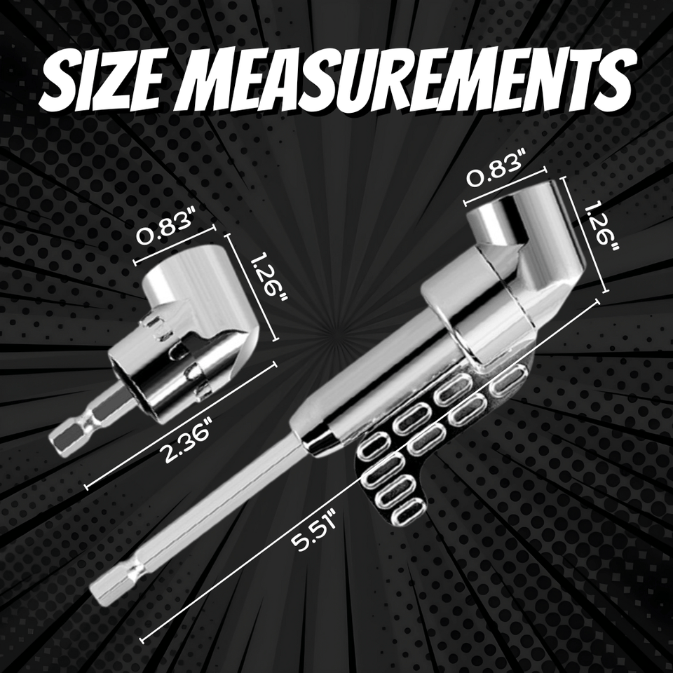 FlexiDrive - 105° Curved Drill Bit Adapter