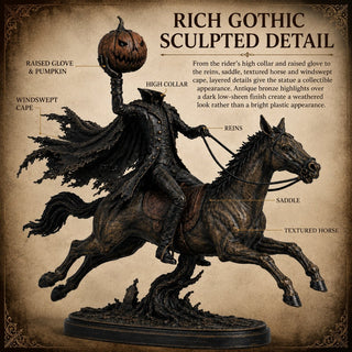 MidnightChase – Headless Horseman Halloween Statue