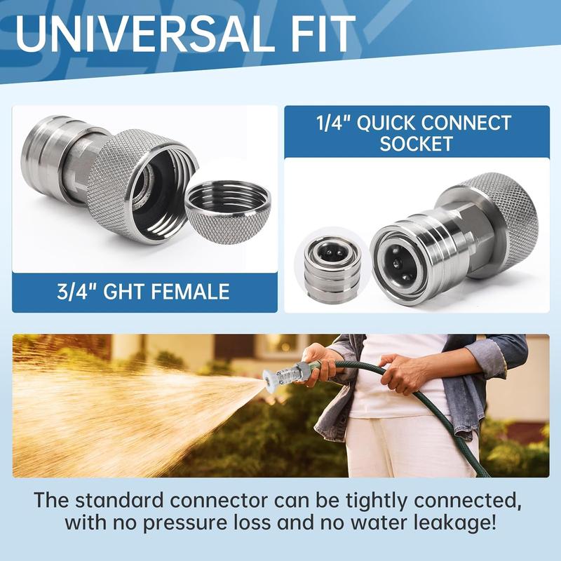AquaConnect – Garden Hose to Mini Power Washer Adapter
