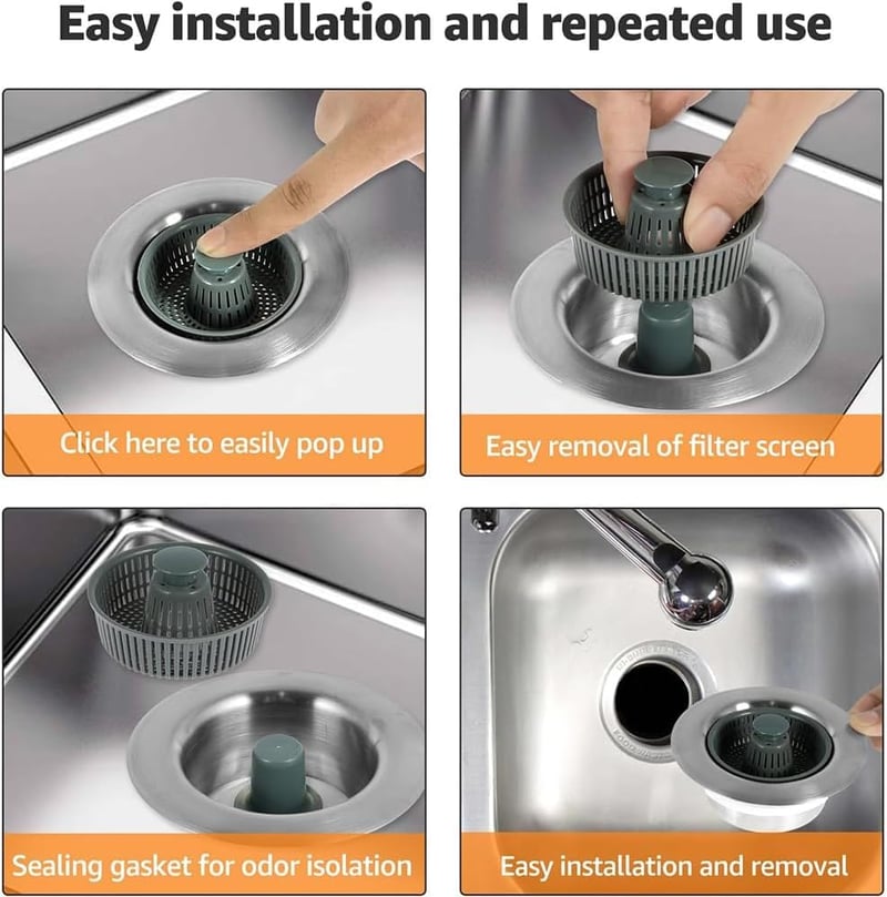 PlumbGuard - Smart Bounce Core Drain Strainer