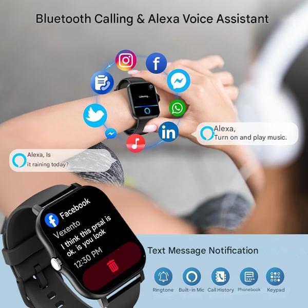 ⏰Only $11.99⏰All-day Fitness Monitoring💯Bluetooth Fashion Smart Watch
