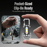 LumiKey – Rechargeable Keychain Flashlight