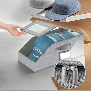 Multifunctional Foldable Dust Hat Storage Box