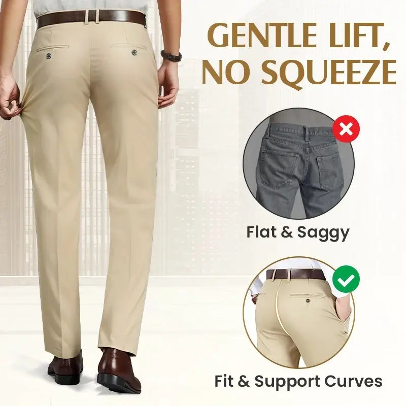 FlexTailor – Men’s High Stretch Straight Fit Pants