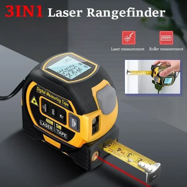 MeasureMaster - 3-in-1 Laser & Tape Precision Tool