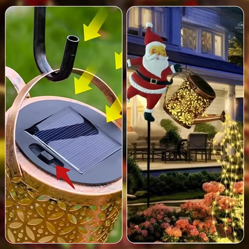 SolarSprout - LED Watering Can Lights for Outdoor Magic