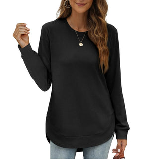 CurveFit – Soft Crewneck Sweatshirt All Day Comfort
