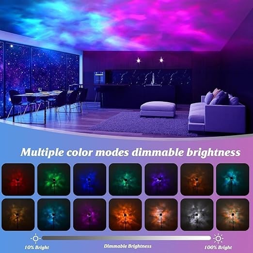 Magical Northern Lights - for Your Room Aurora Borealis Night Light Projector