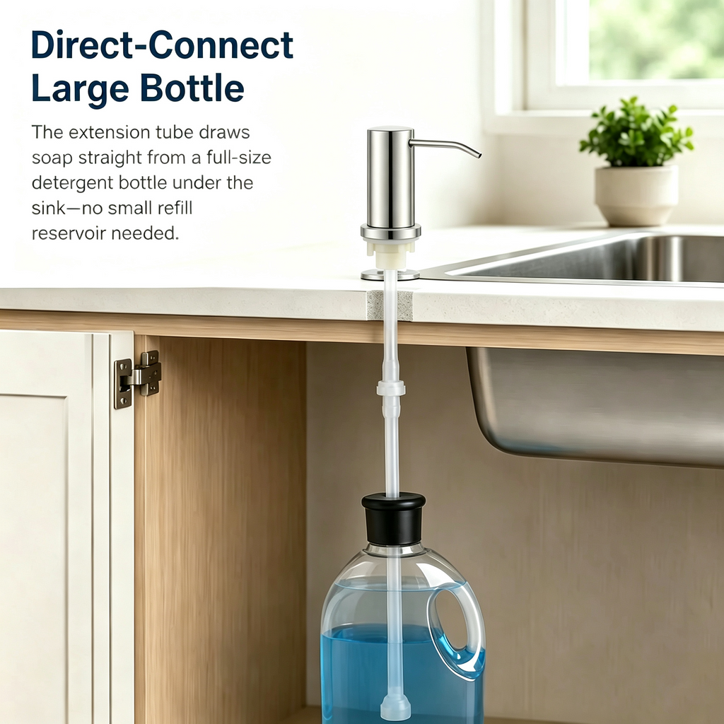 FlowSink – 360° Kitchen Soap Dispenser System