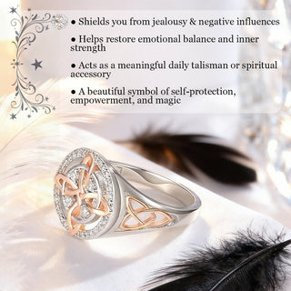WitchKnot – Handmade Return-Knot Protection Ring