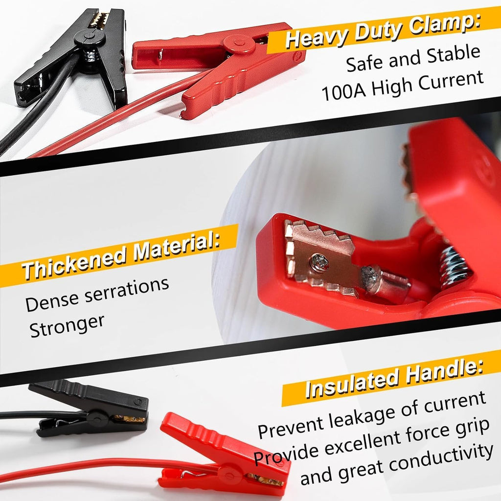 PowerStart – Car Jumper Cables with Battery Adapter