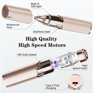 GlowTrim – 2-in-1 Facial Hair Remover