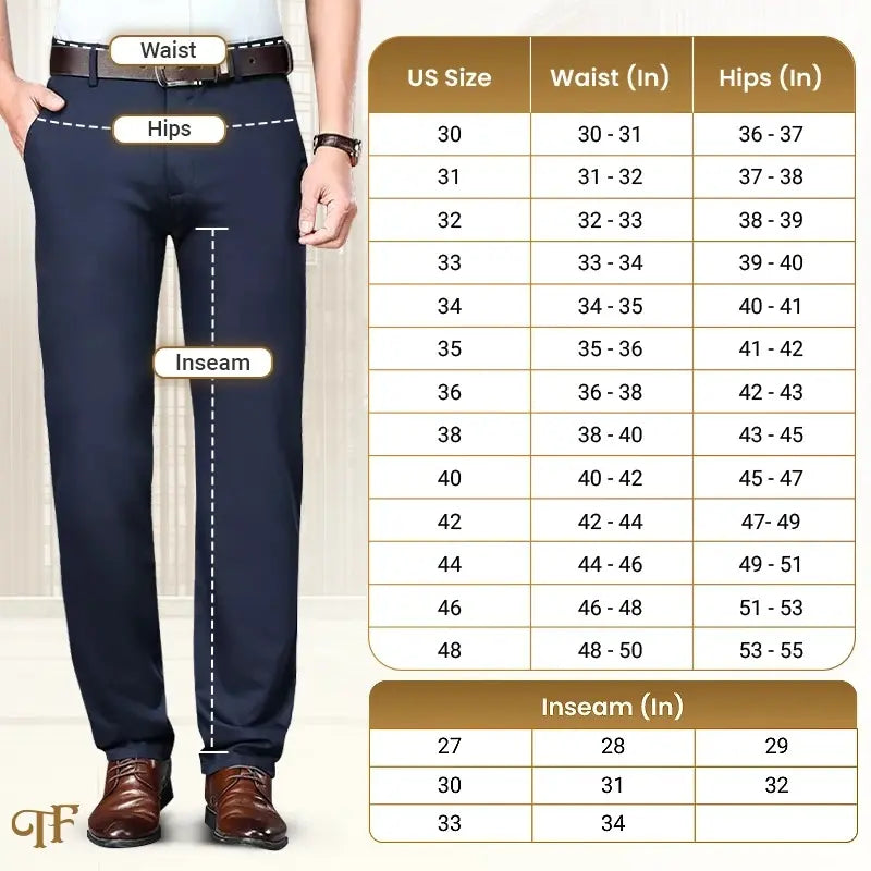 FlexTailor – Men’s High Stretch Straight Fit Pants