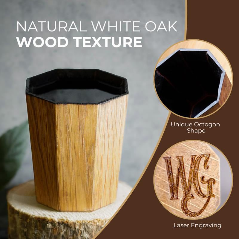 OakEssence - Handcrafted Charred Whiskey Cup