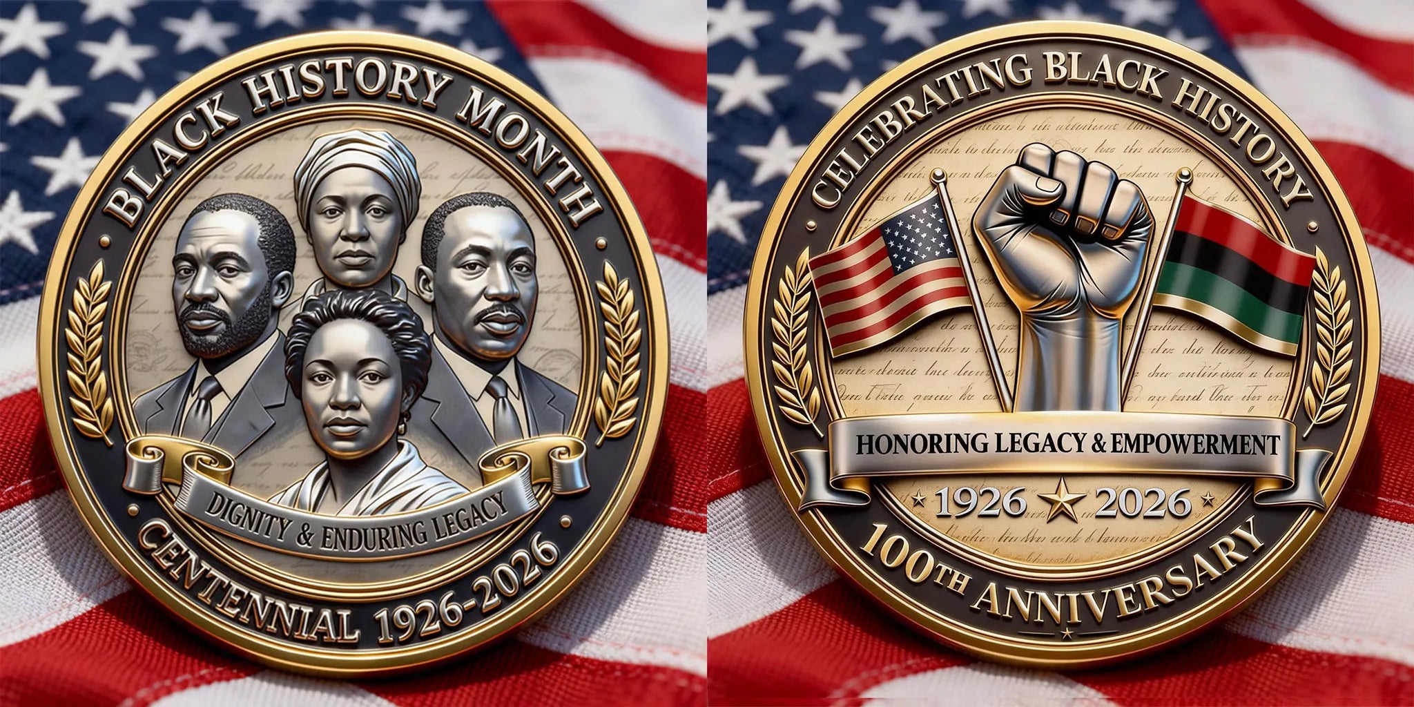Black History Month Centennial Commemorative Coin (1926–2026)