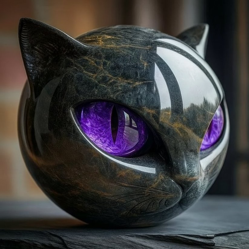 🔥LAST DAY 50% OFF🐈‍⬛Luxury Black Cat Stone Sculpture – Elegant Home Décor & Gift-Ready Art Piece