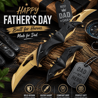 🎁 Father’s Day 50% OFF🔥Dual Blade Tactical Folding Knife