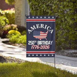 PatriotBanner – 250th Anniversary Garden Flag