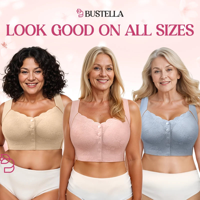 PostureLuxe - Front-Closure Comfort & Support Bra