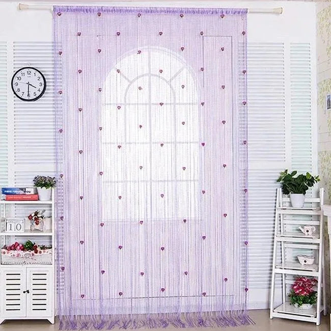 FloralGrace | Multi-Purpose Decorative Rose Curtains