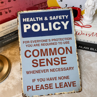 WittyWall – Common Sense Policy Sign