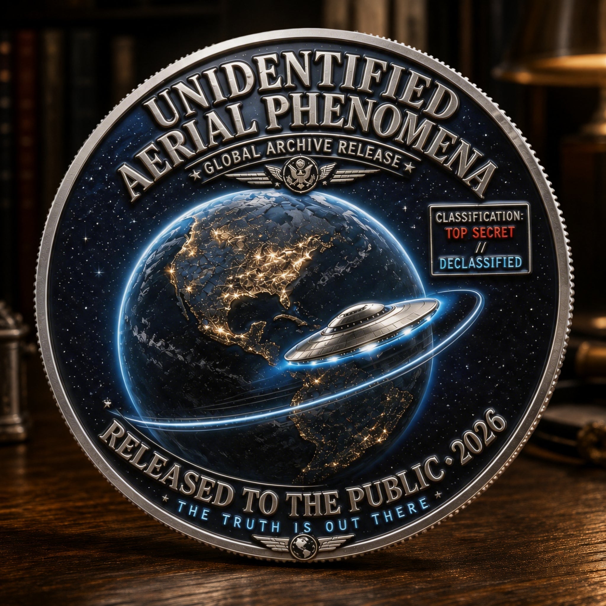 CosmicTruth - UFO Disclosure 2026 Commemorative Coin