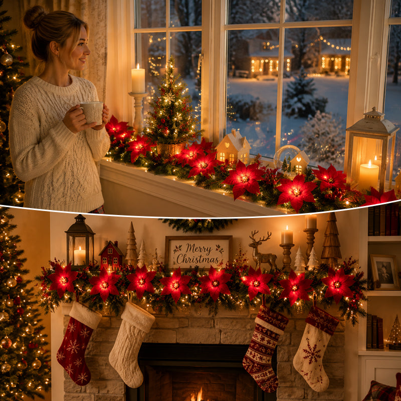 ChristmasLume – Premium Christmas Flower String Lights